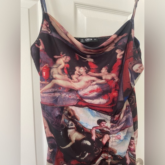 SHEIN Ángel print mini sexy dress - Picture 2 of 5